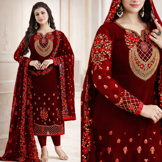 Chiffon Dress MH-006 – Stylish Party & Celebration Outfit