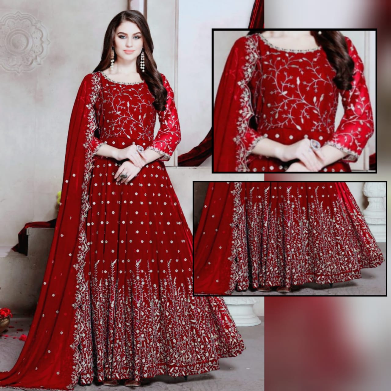 Chiffon Maxi MH-001 – Stylish Party & Celebration Outfit