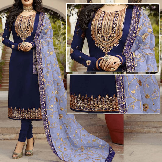 Chiffon Dress MH-045 – Stylish Party & Celebration Outfit